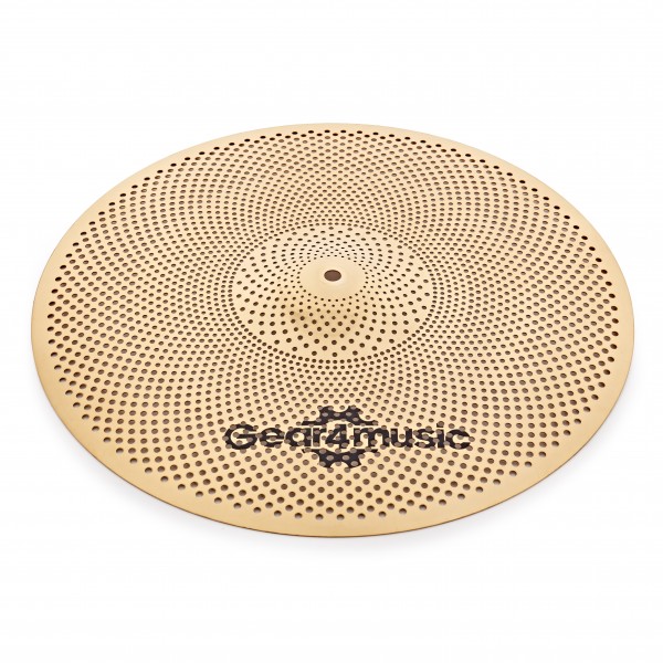 Low Volume 18" Crash Ride Cymbal, Gold by Gear4music