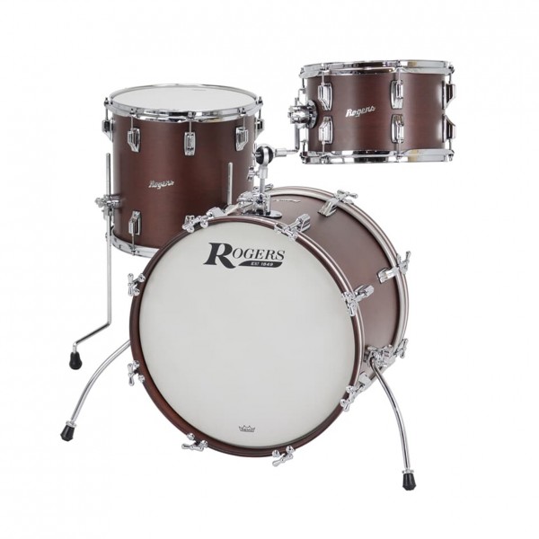 Rogers Cleveland 20'' 3pc Shell Pack, Dark Mahogany