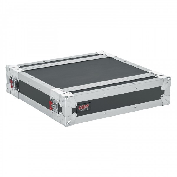 Gator G-TOUR EFX2 ATA Wood Flight Rack Case; 2U; 13" Deep - Angled Closed
