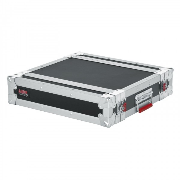 Gator G-TOUR EFX2 ATA Wood Flight Rack Case; 2U; 13" Deep - Angled Closed 2