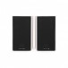Wharfedale Diamond 9.1 Bookshelf Speakers (Pair), White Front View With Covers