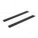 Gator GRW-RACKRAIL-08U Gator Rackworks Rack Rail Set; 8U Tapped 10-32 - Pair