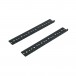 Gator GRW-RACKRAIL-06U Gator Rackworks Rack Rail Set; 6U Tapped 10-32 - Pair