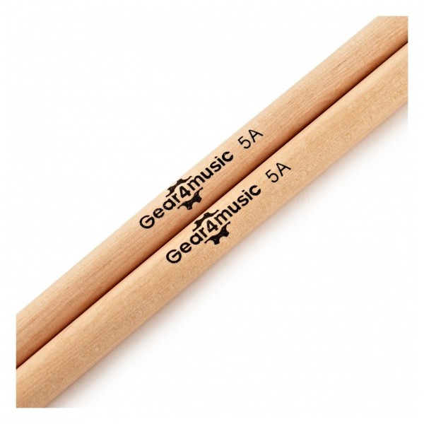 5A Wood Tip Drumsticks - Logo