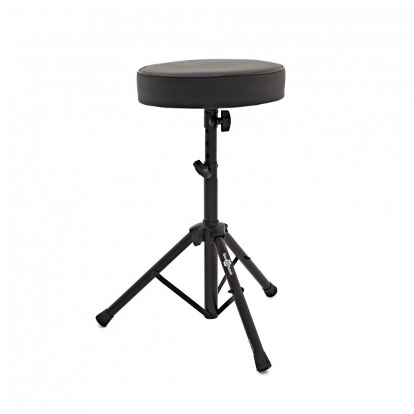 Drum Throne Stool by Gear4music, Black - Angle 2