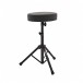 Drum Throne Stool by Gear4music, Black - Angle 2