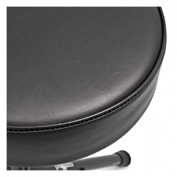 Drum Throne Stool by Gear4music, Black - Seat