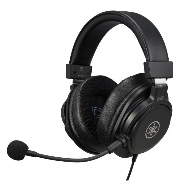 Yamaha YH-G01 Streaming Headset, Black Front View