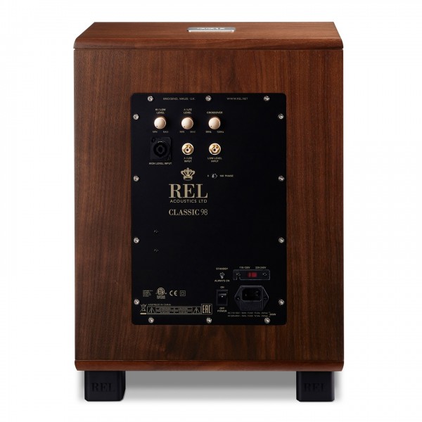 REL Classic 98 Subwoofer - rear