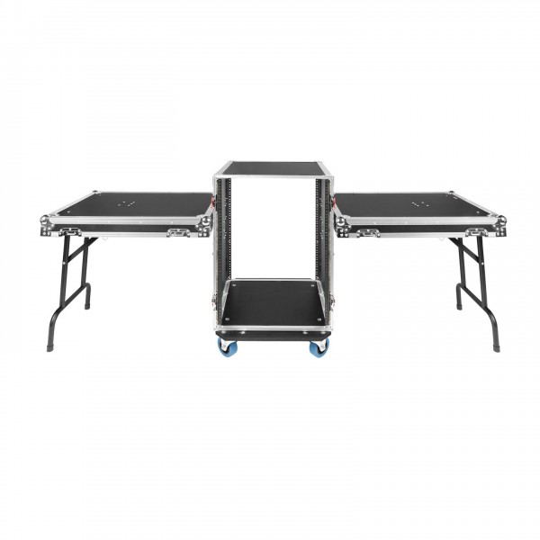 Gator GTOUR16U-TBL G-TOUR 16U Rack with Convertible Table-Top Lids - Extended