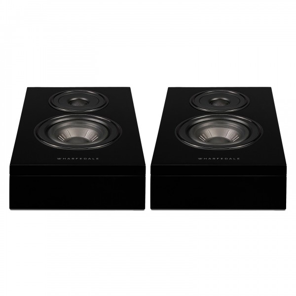 Wharfedale Diamond 12 3D Surround Sound Speakers (Pair), Black Oak
