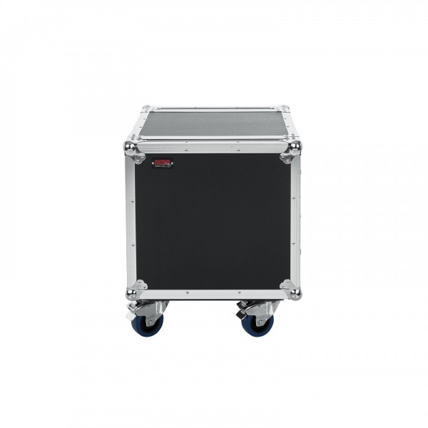 Gator G-TOUR 10U CAST Standard Audio Road Rack Case with Casters - Front