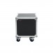 Gator G-TOUR 10U CAST Standard Audio Road Rack Case with Casters - Front