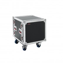 Gator G-TOUR 10U CAST Standard Audio Road Rack Case with Casters