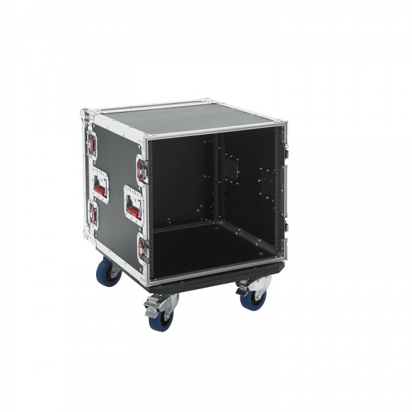 Gator G-TOUR 10U CAST Standard Audio Road Rack Case with Casters - Base, Left