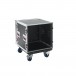 Gator G-TOUR 10U CAST Standard Audio Road Rack Case with Casters - Base, Left